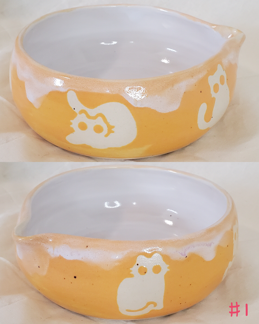 Handful of Cats Matcha Bowls