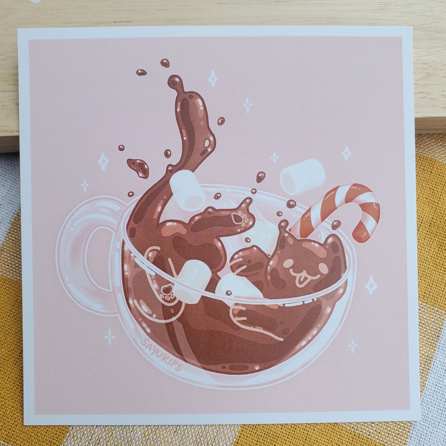 Hot Chocolate Kitty | Art Print