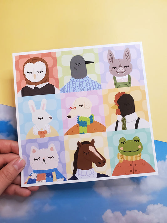 Animal Neighbors | Art Print