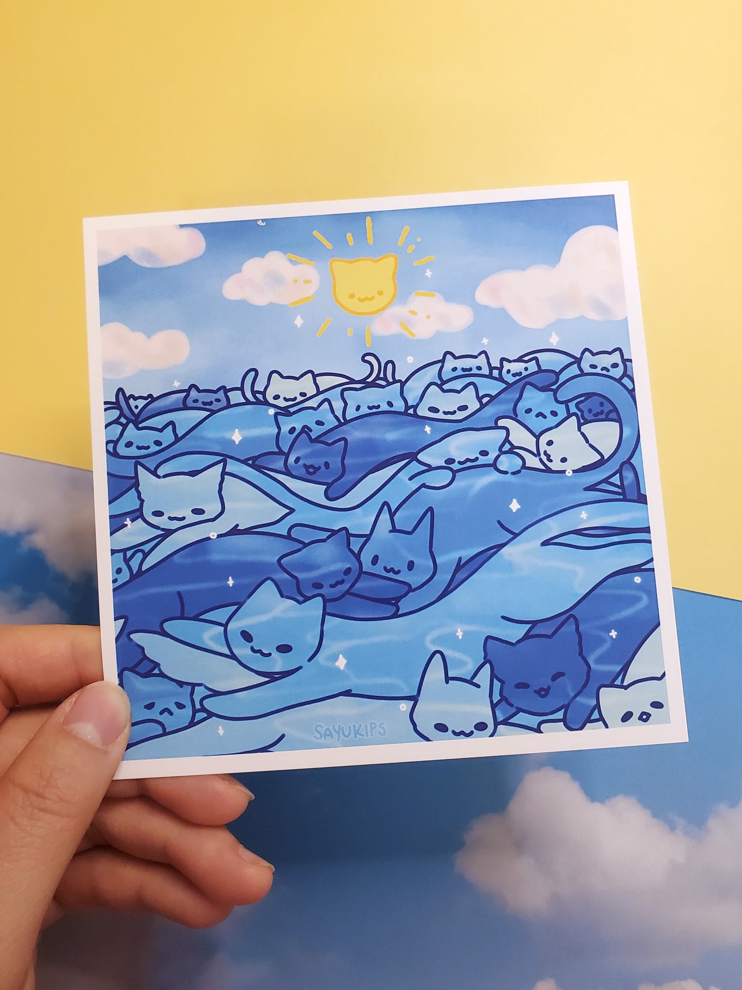 Sea of Cats | Art Print