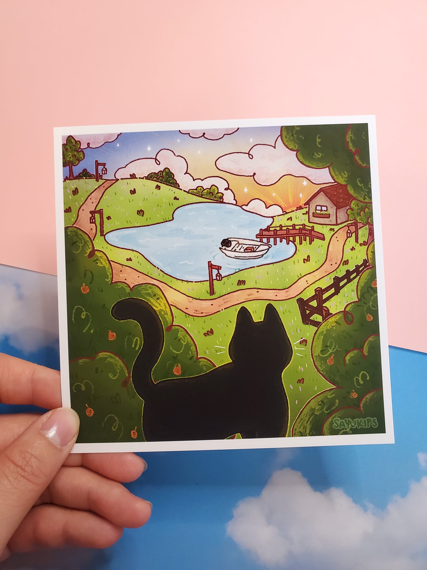 Sunrise on the Lake | Art Print