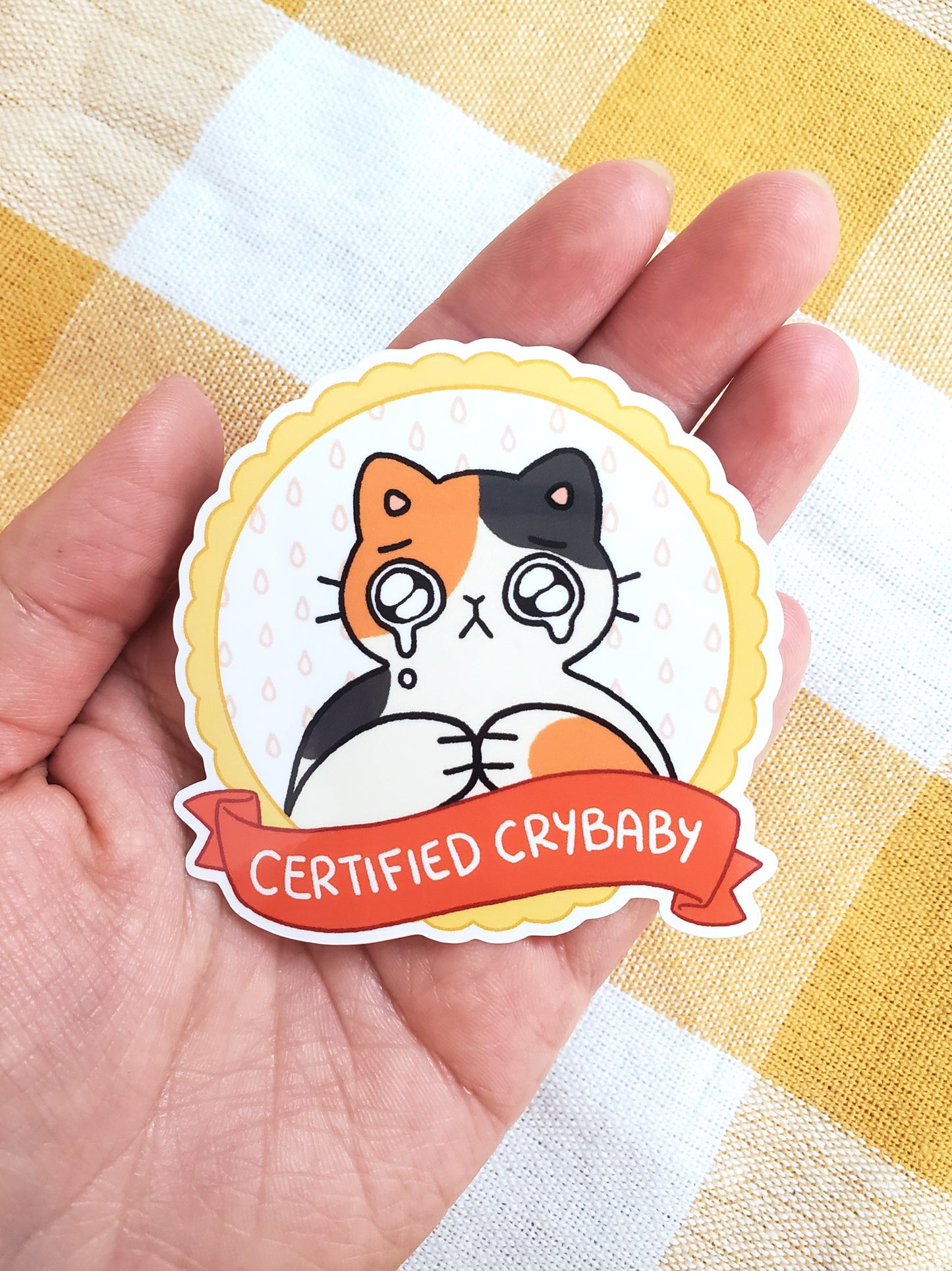 Certified Cat Badge Stickers
