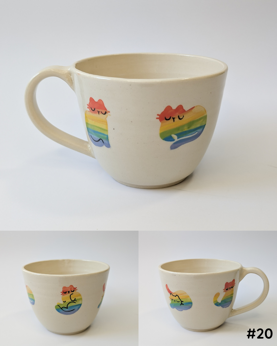 Rainbow Cats Mugs