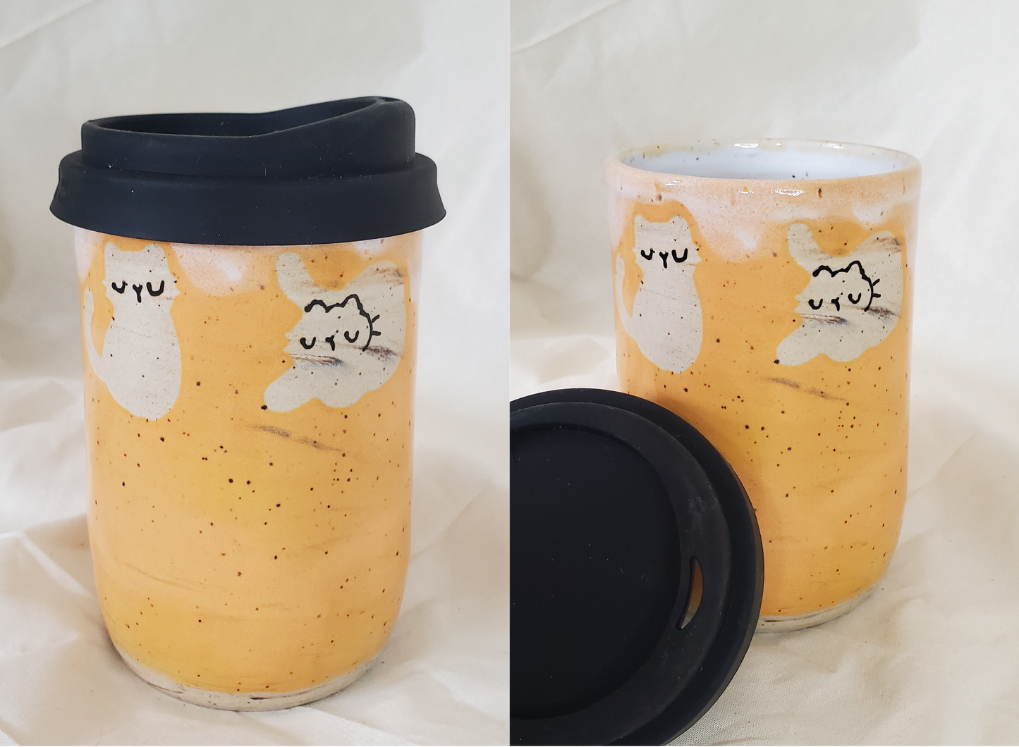 Travel Mugs w/ Silicone Lids