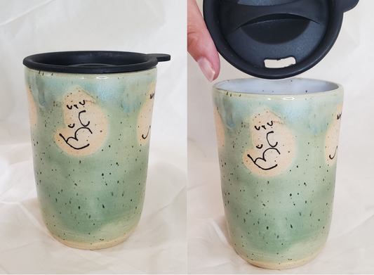 Travel Mugs w/ Plastic Lids