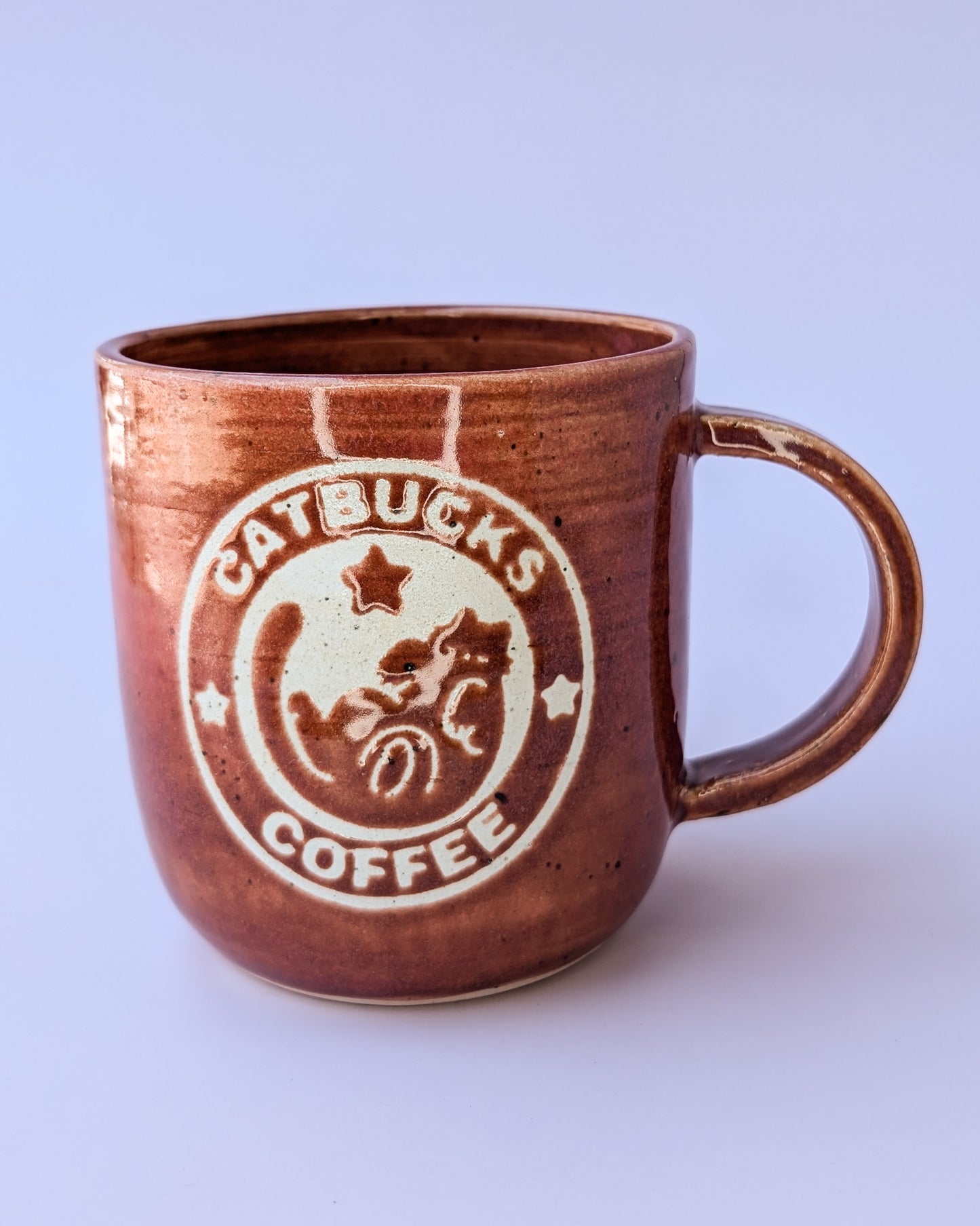 Catbucks Maroon Mug no. 1