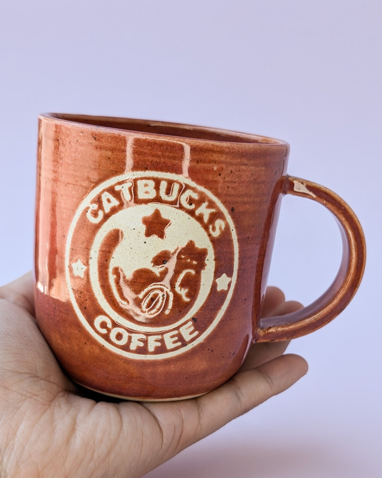 Catbucks Maroon Mug no. 1