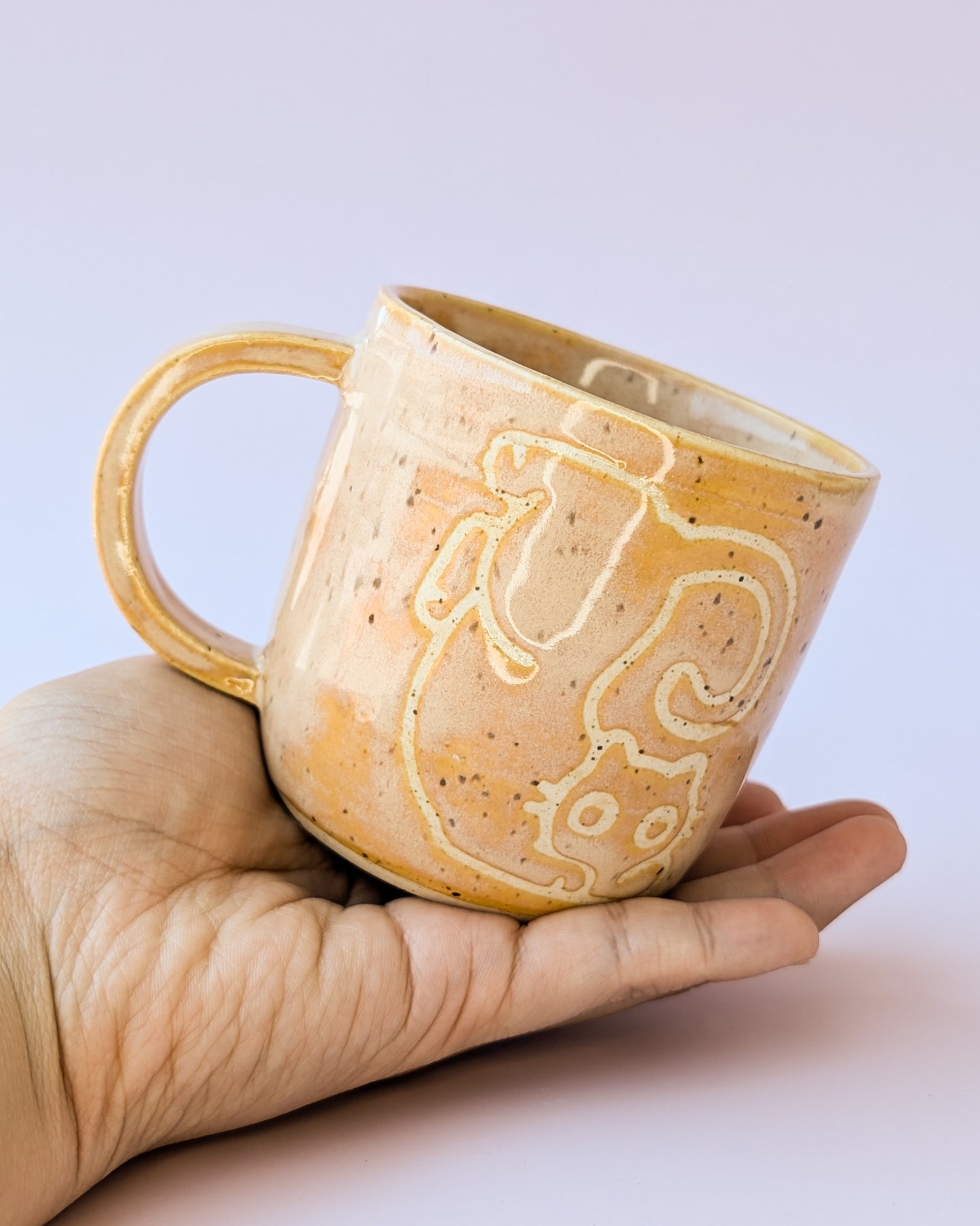 Monochrome Series Orange Sherbet Mug no. 6