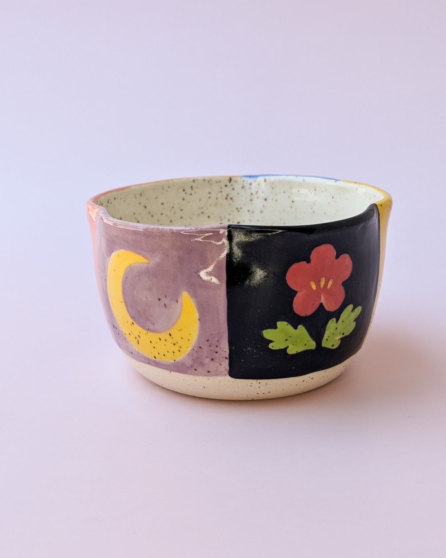 Doodle Checker Matcha Bowl no. 2