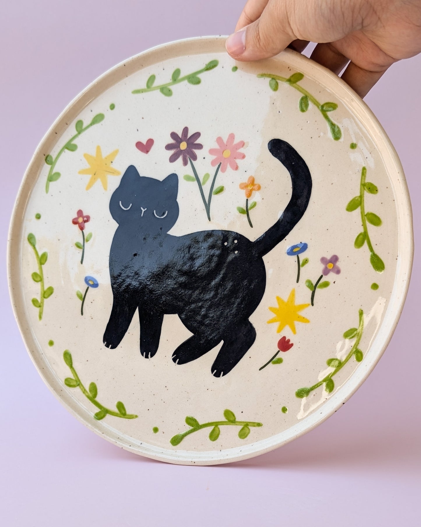 Flower Garden Plate no. 7