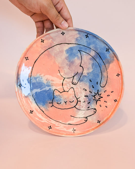 Dreamy Kitty Plate no. 1