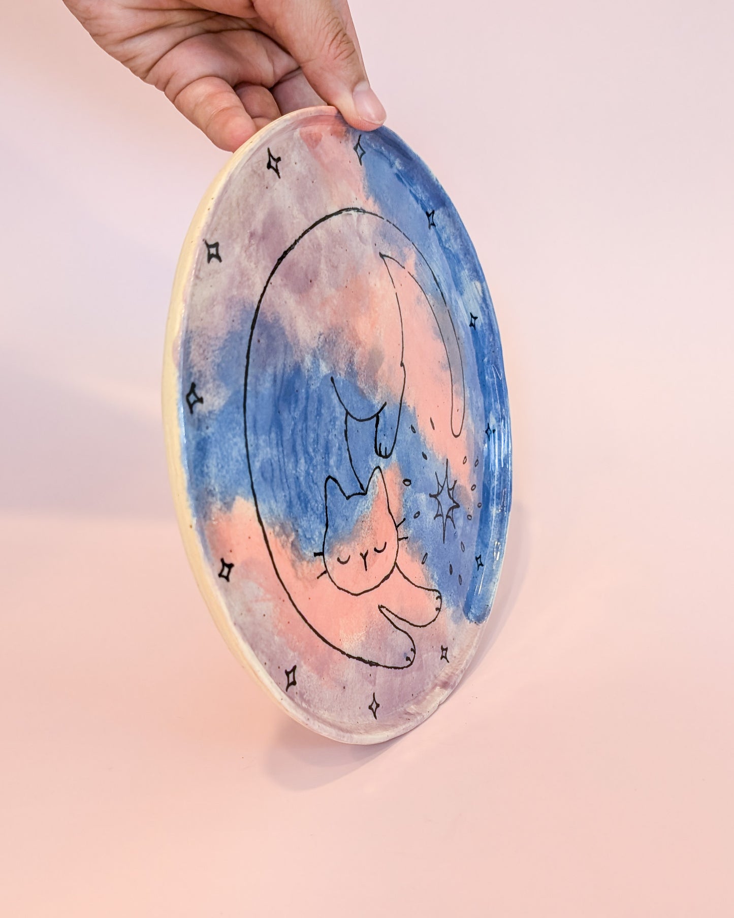 Dreamy Kitty Plate no. 2