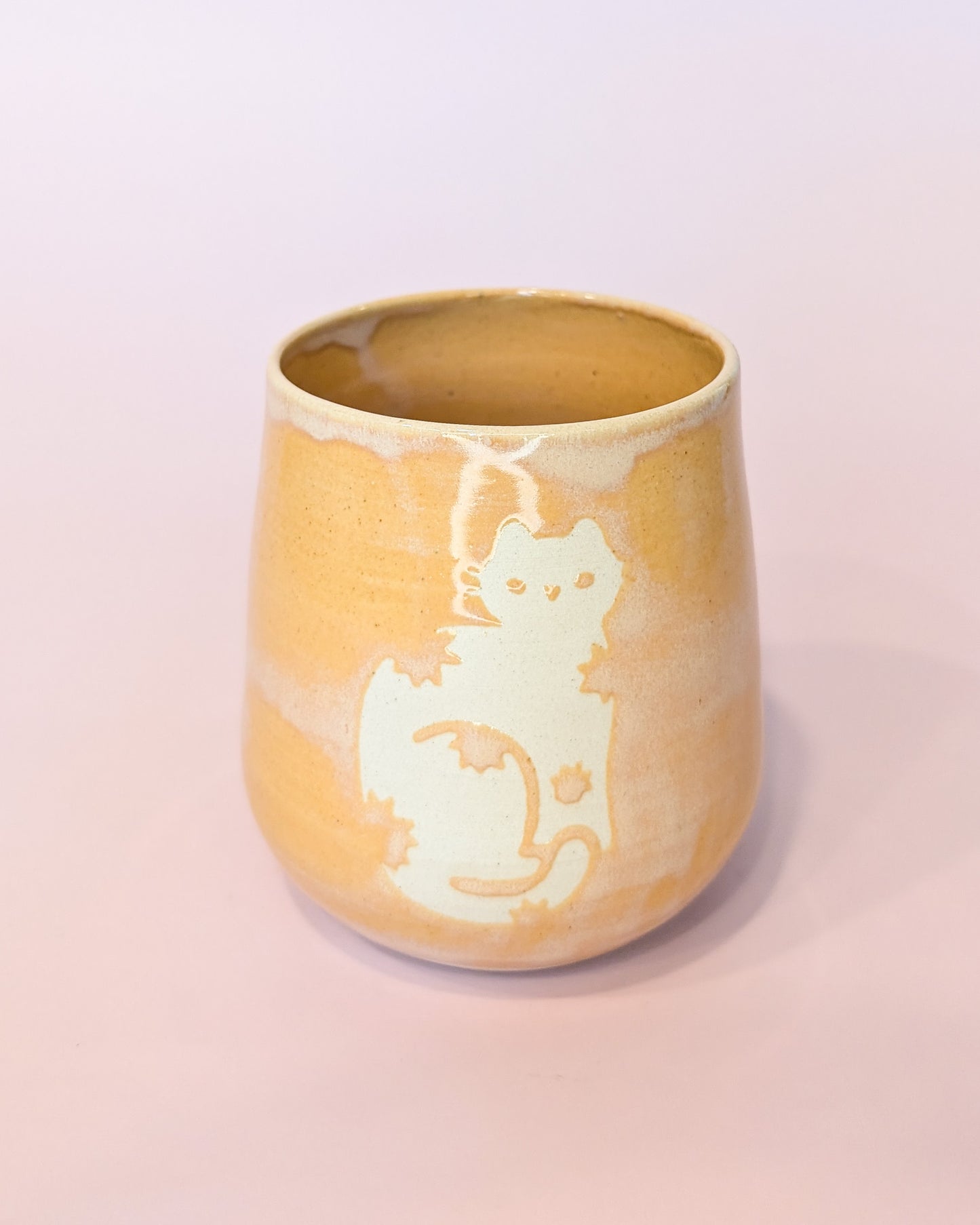 Monochrome Series Orange Sherbet Cup no. 8