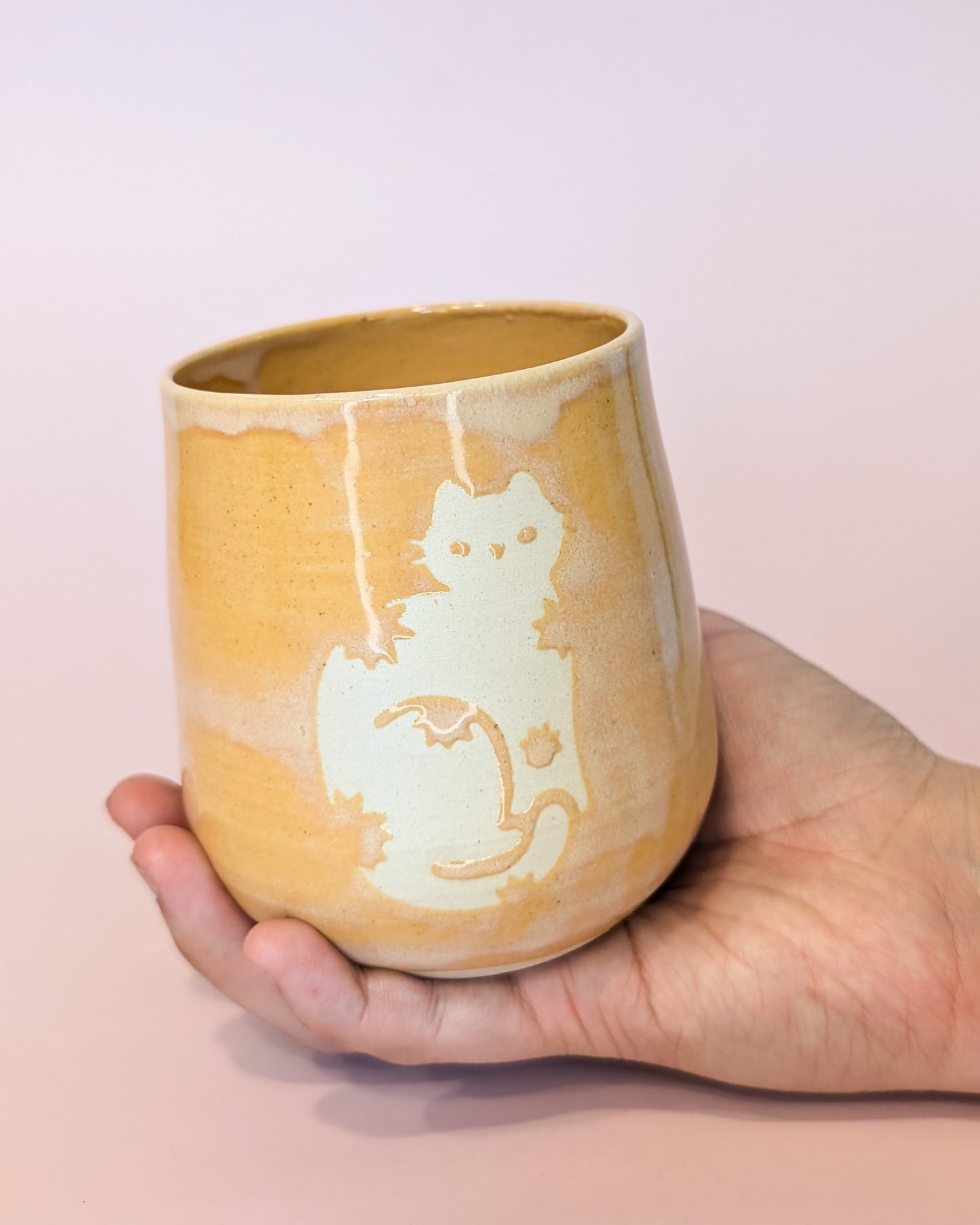 Monochrome Series Orange Sherbet Cup no. 8