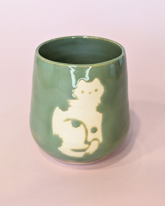 Monochrome Series Jade Cup no. 5