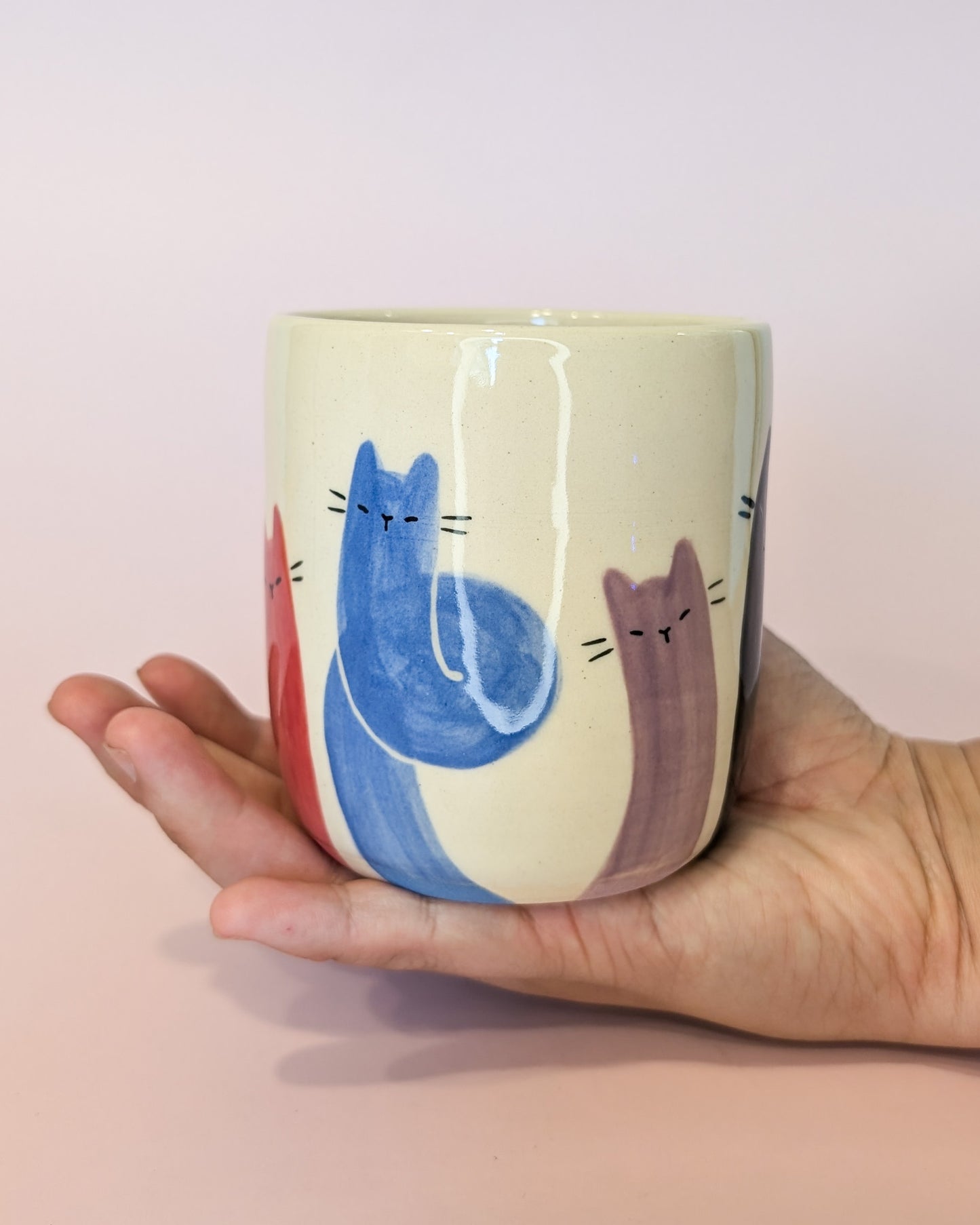 Rainbow Noodle Cat Cup no. 8