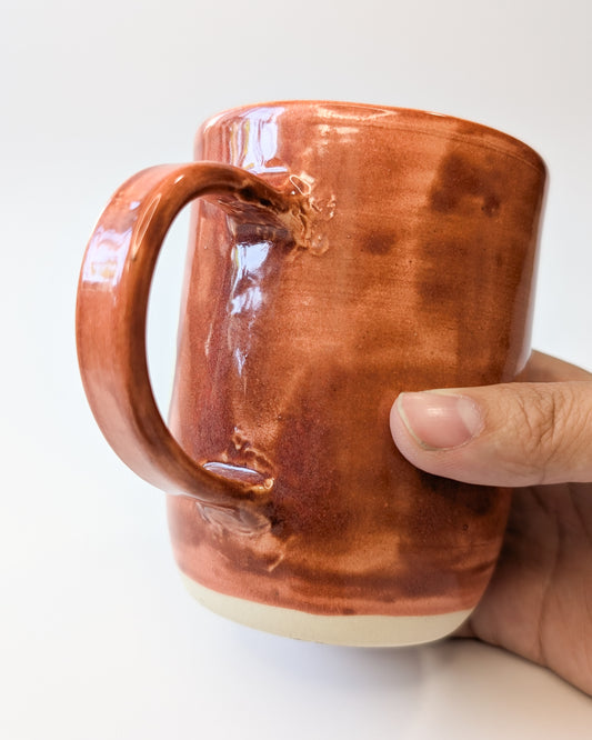 Maroon Monochrome Mug