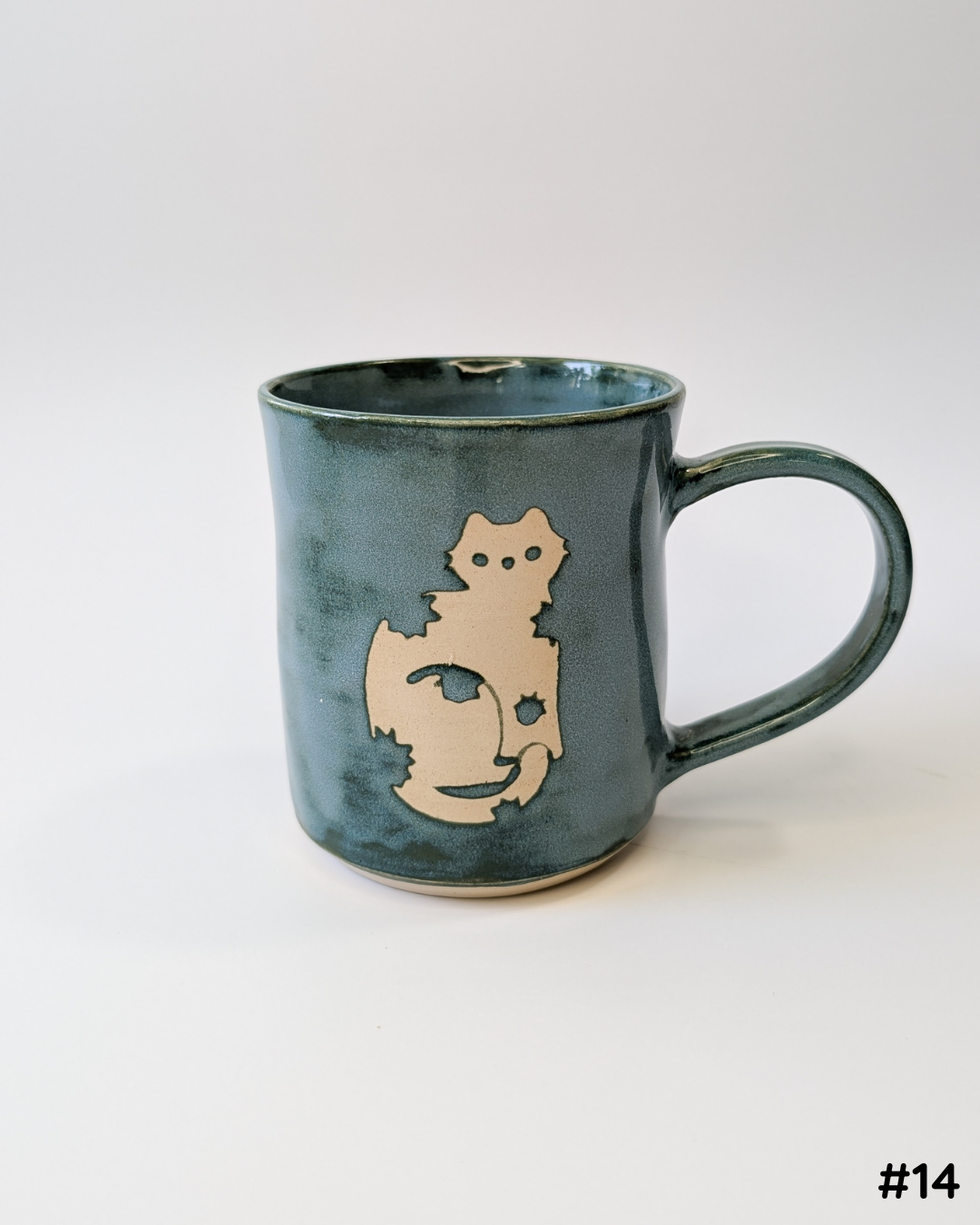 Denim Blue Monochrome Mugs