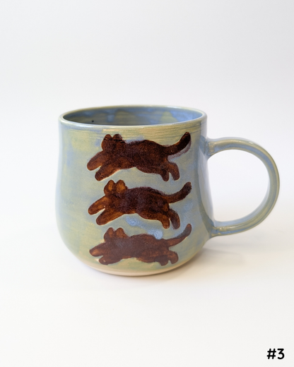 Run Cat Run Mugs