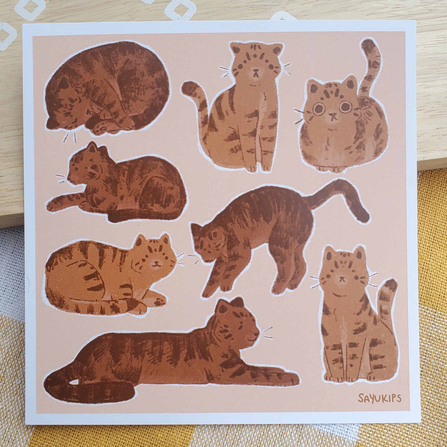 Oliver & Oreo Cat | Art Print