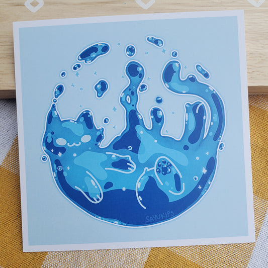 Liquid Cat | Art Print