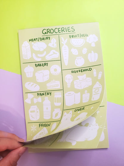 Groceries Notepad