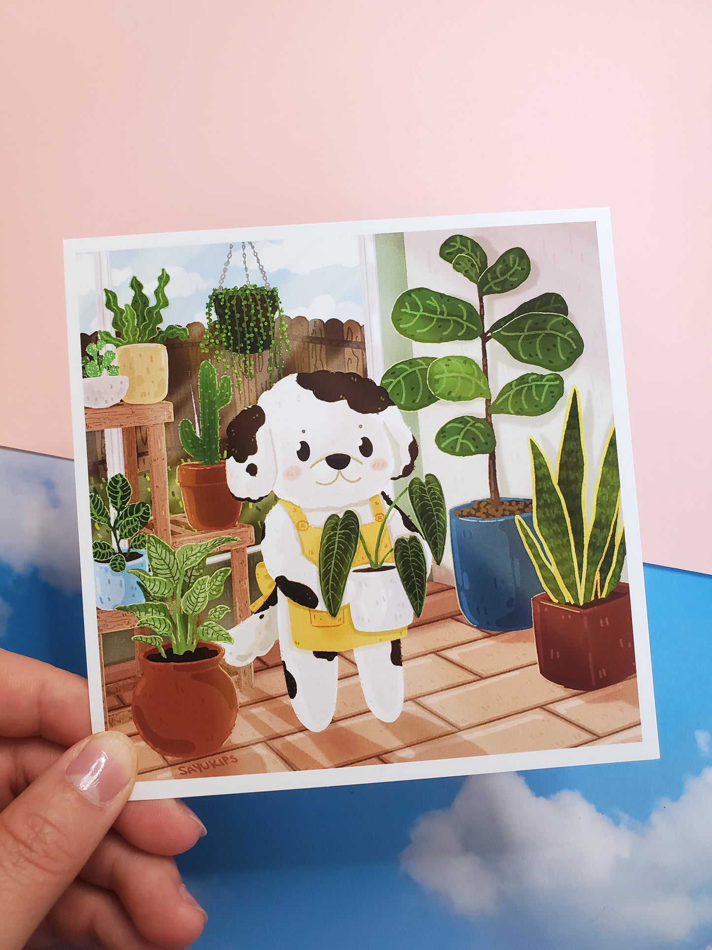 Dobby and Plants | Art Print