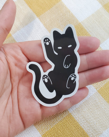 Silly Black Cats Vinyl Stickers