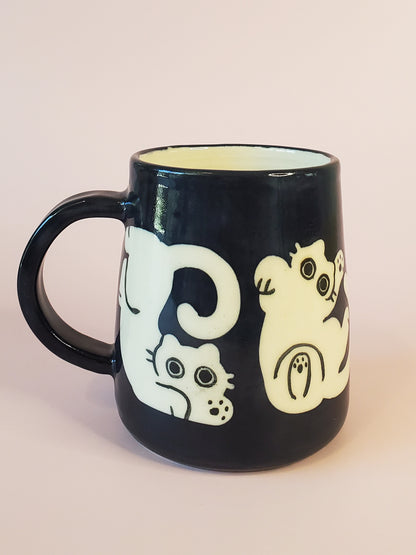 Silly Cats White Mug no. 7