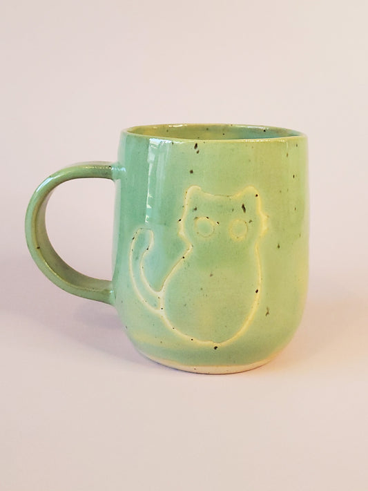 Monochrome Series Celadon Mug no. 9