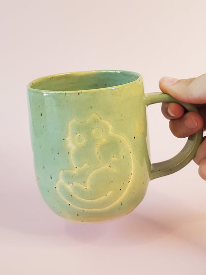 Monochrome Series Celadon Mug no. 9