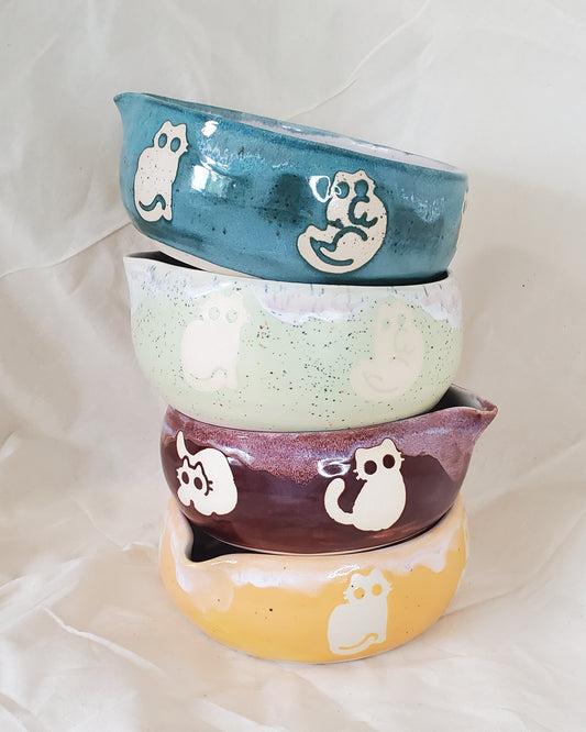 Handful of Cats Matcha Bowls