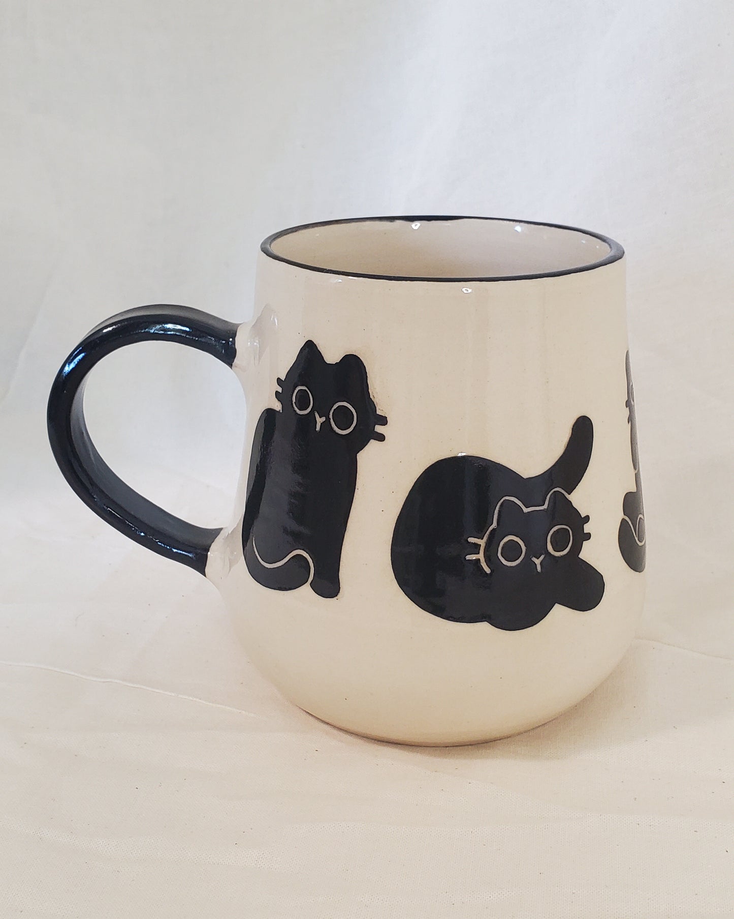 Handful of Black Cats Mug