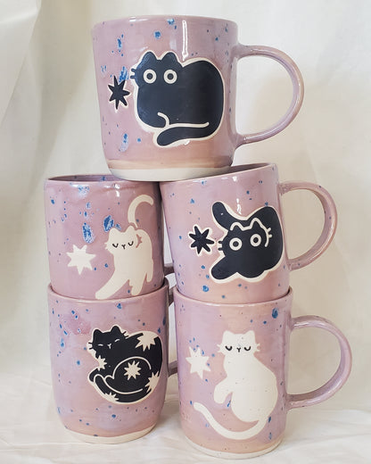 Lilac Speckle Monochrome Mugs