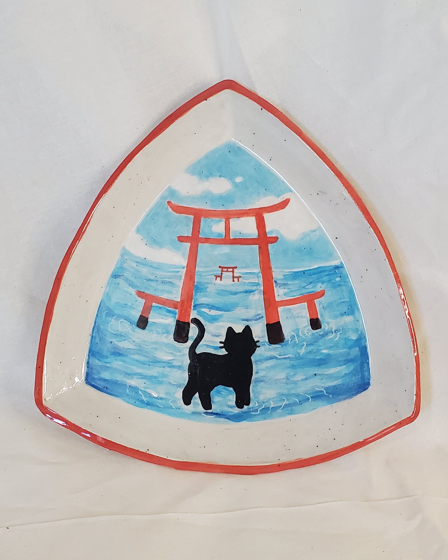 Floating Torii Gates Trinket Dish / Plate