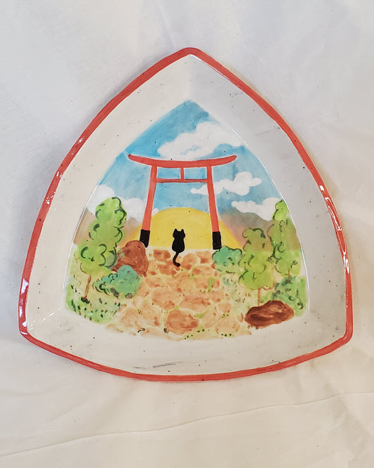 Sunrise Torii Gate Trinket Dish / Plate