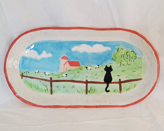 Counting Sheep Trinket Dish / Plate