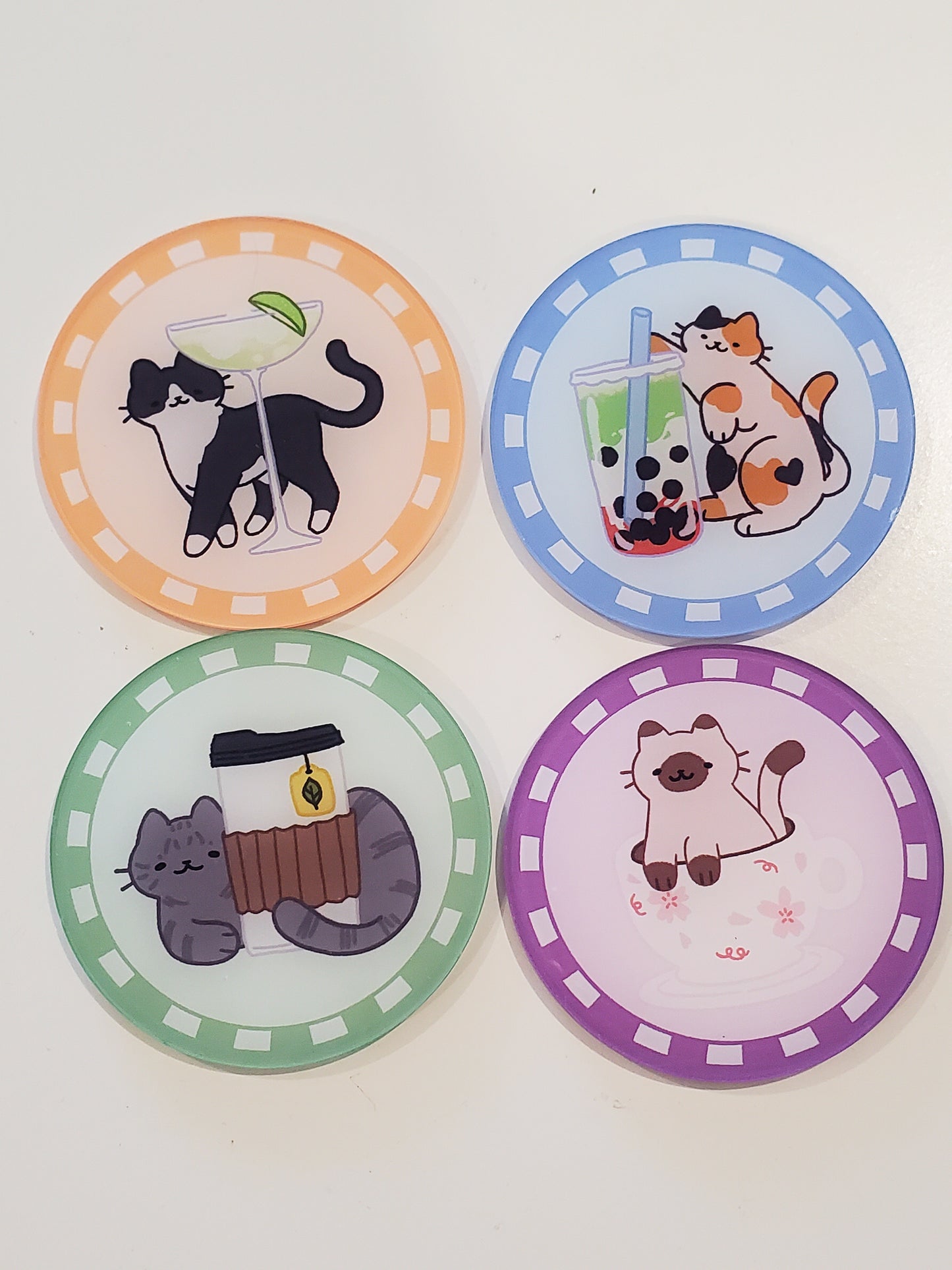 Drink of Choice Acrylic Coasters (set of 4)
