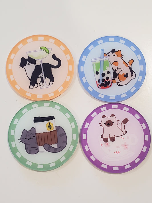 Drink of Choice Acrylic Coasters (set of 4)