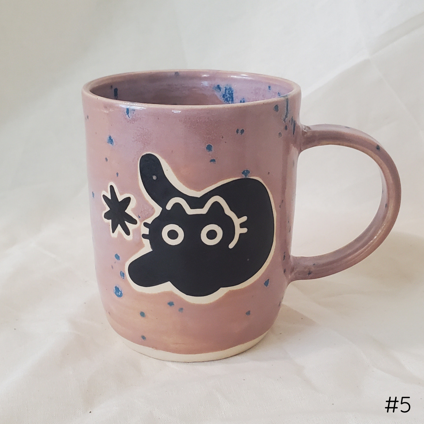 Lilac Speckle Monochrome Mugs