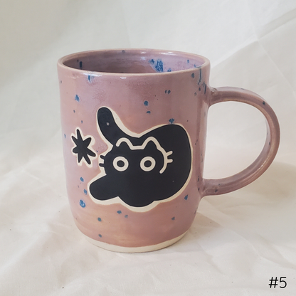 Lilac Speckle Monochrome Mugs