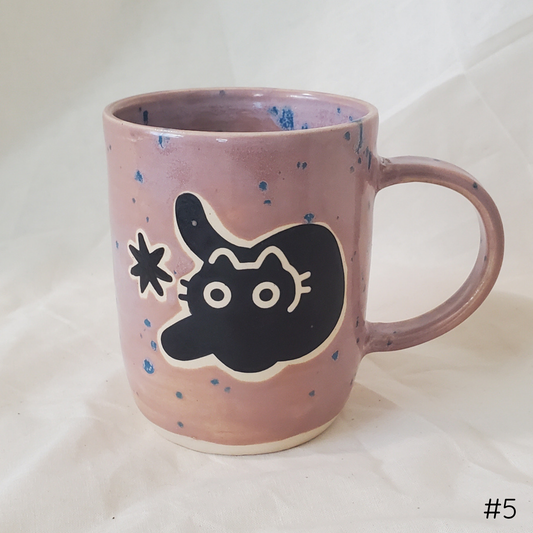 Lilac Speckle Monochrome Mugs