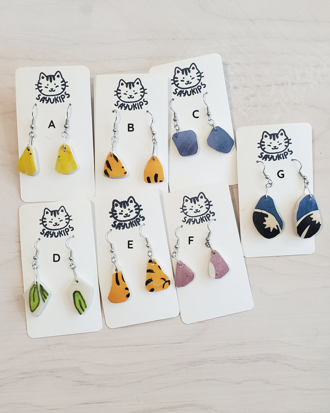 Upcycle Ceramic Earrings
