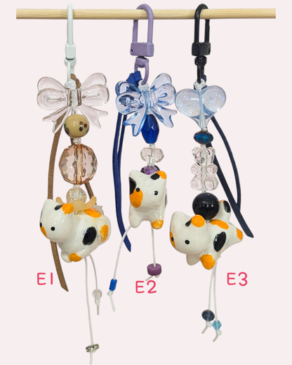 Kitty Beaded Keycharms