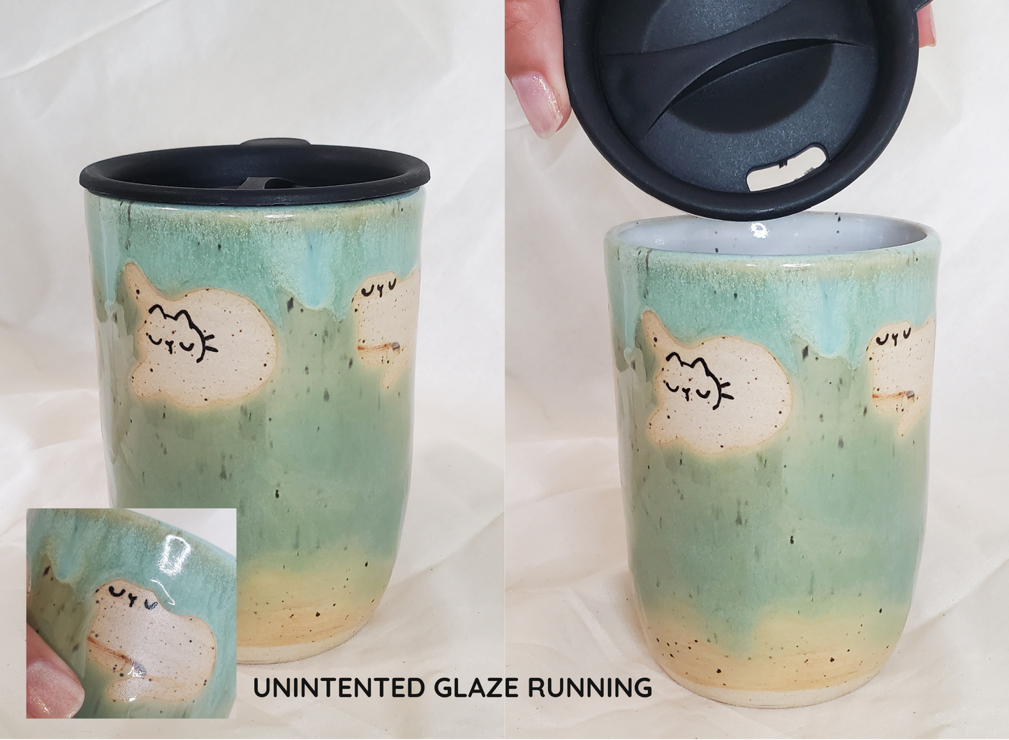 Travel Mugs w/ Plastic Lids