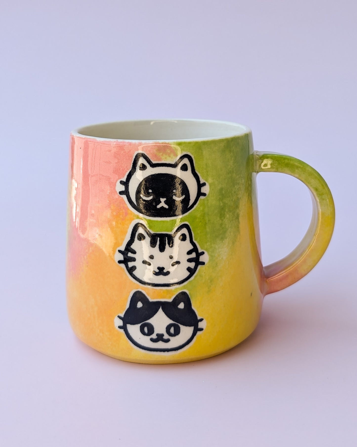 Dreamy Cat Heads Mug no. 1