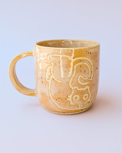 Monochrome Series Orange Sherbet Mug no. 6