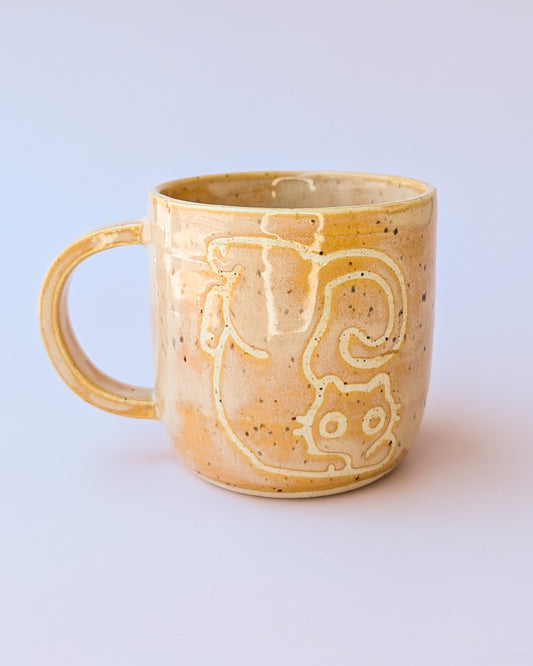 Monochrome Series Orange Sherbet Mug no. 6