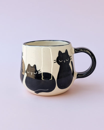 Handful of Black Cats Mug no. 17