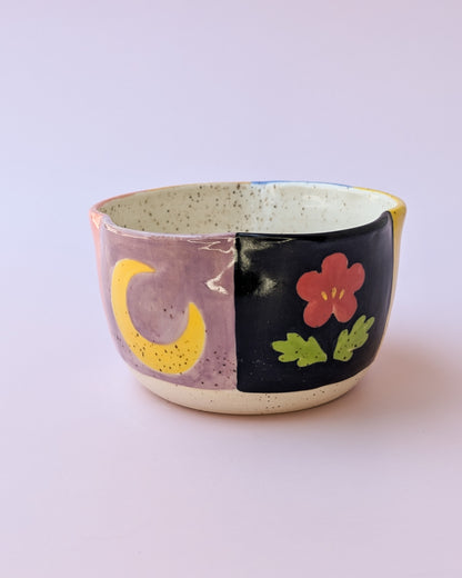 Doodle Checker Matcha Bowl no. 2